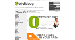 Desktop Screenshot of birdiebug.com